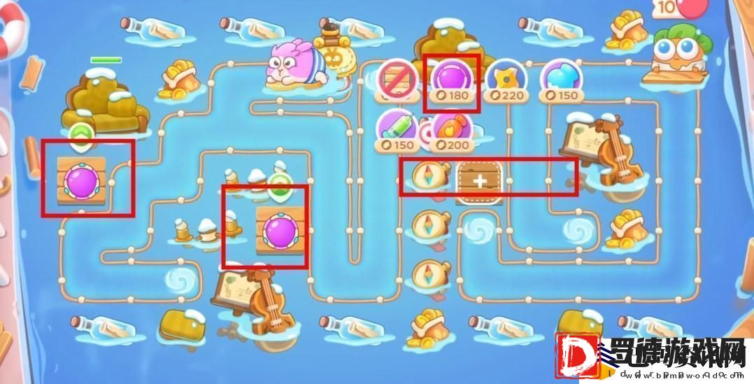 保卫萝卜4暖暖汤泉第1关攻略