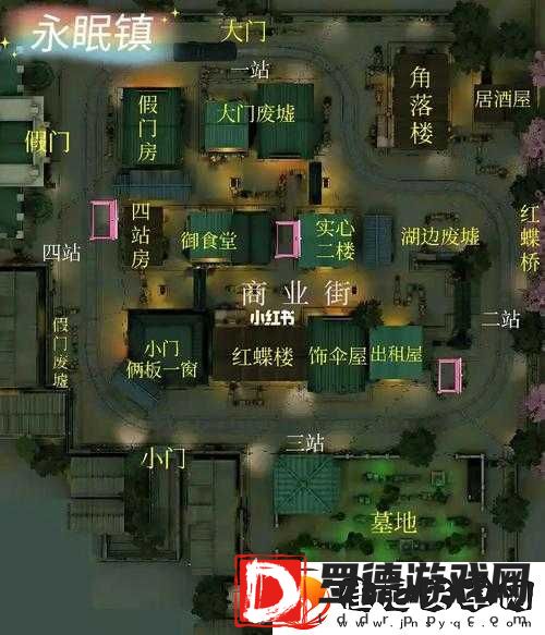 第五人格永眠镇大图小图地窖刷新位置详细图文攻略指南