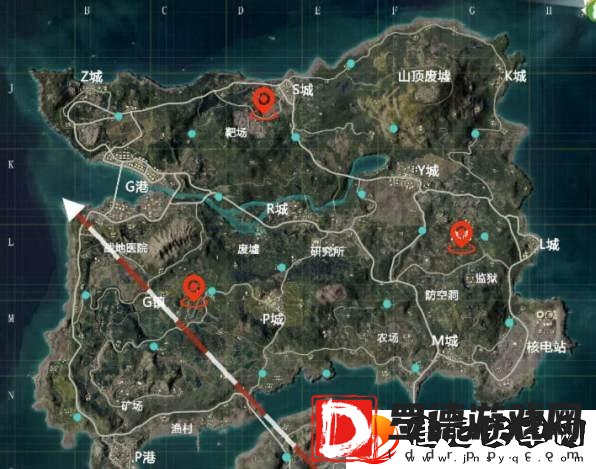 和平精英火力对决铁门在哪