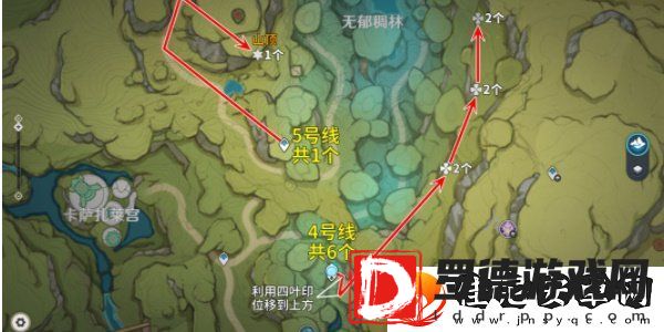 原神劫波莲采集位置分享