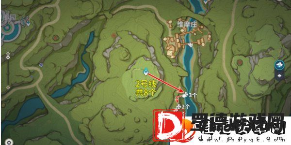 原神劫波莲采集位置分享