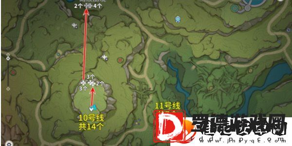 原神劫波莲采集位置分享