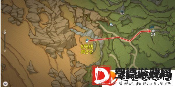 原神劫波莲采集位置分享