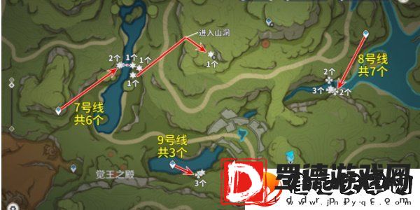 原神劫波莲采集位置分享