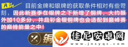 王者荣耀s39巅峰赛更新了什么
